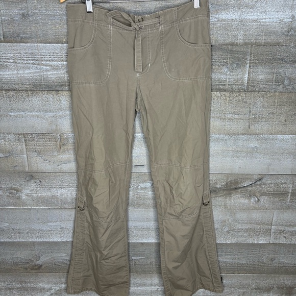 Prana beige convertible hiking active wear pants medium - Picture 1 of 5